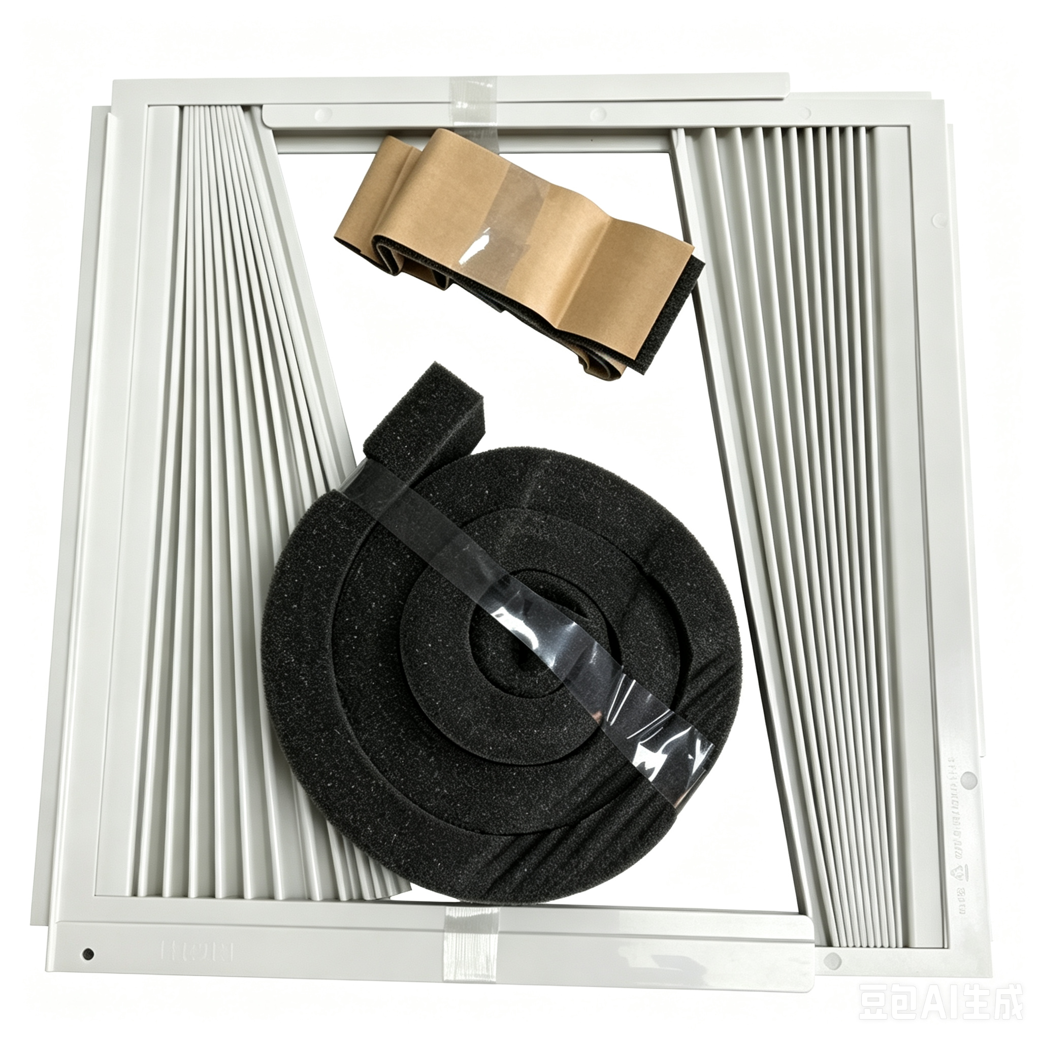 ROVSUN 6K Window AC Sliding Side Panels & Foam Sealing Tape Kit