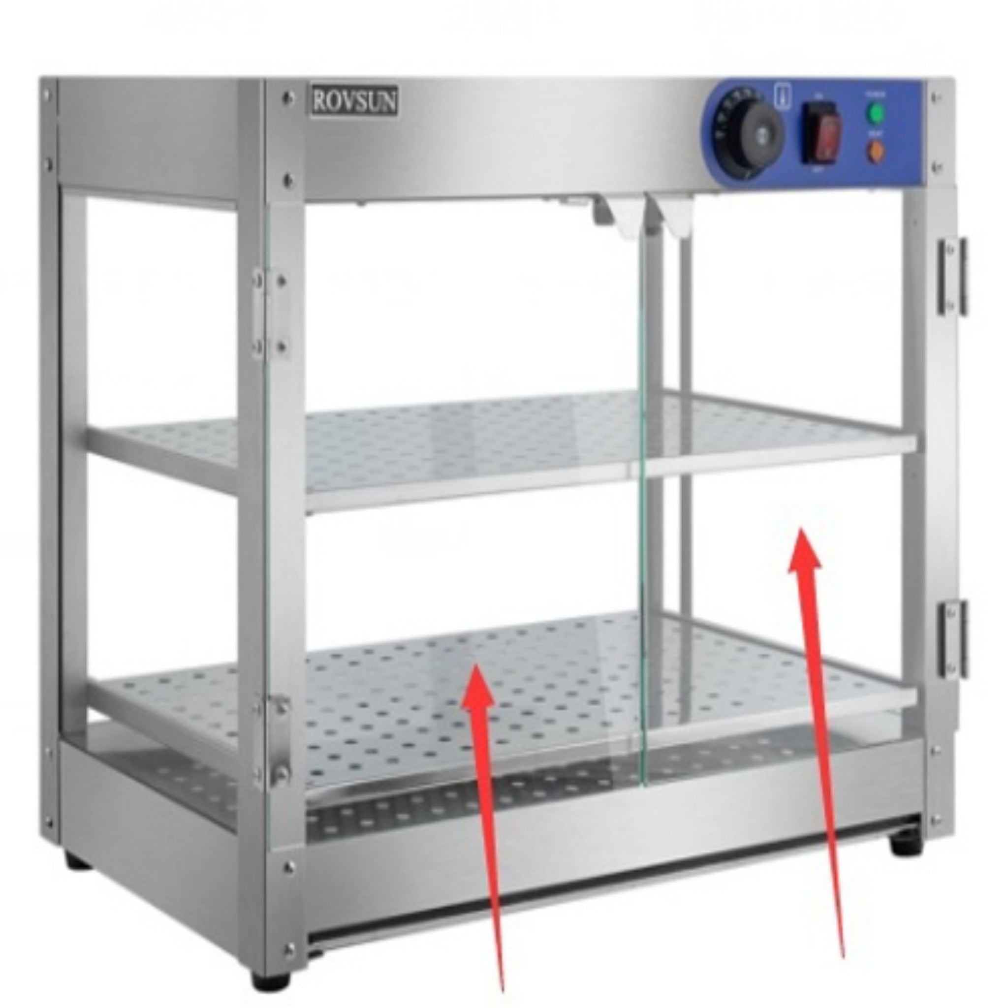 ROVSUN NB-02 Door Glass for 24" Heated Display Case