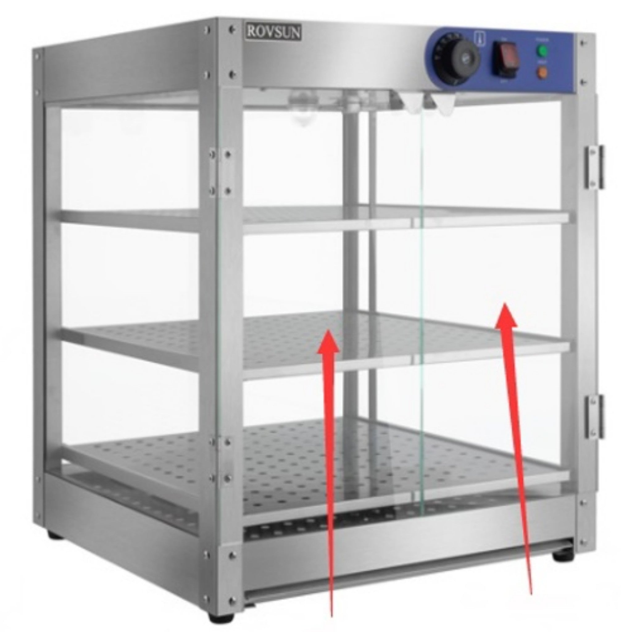 ROVSUN NB-03 Door Glass for 20" Heated Display Case