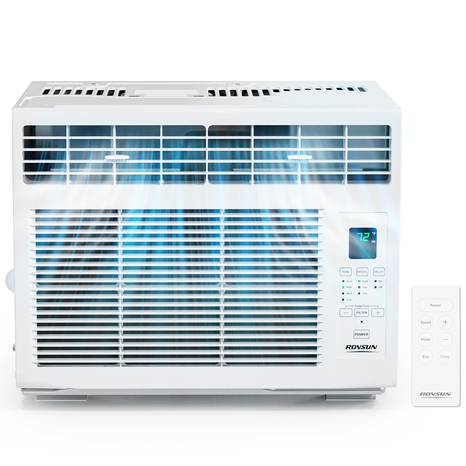 ROVSUN 6000 BTU 115V Window Air Conditioner with Remote & Timer