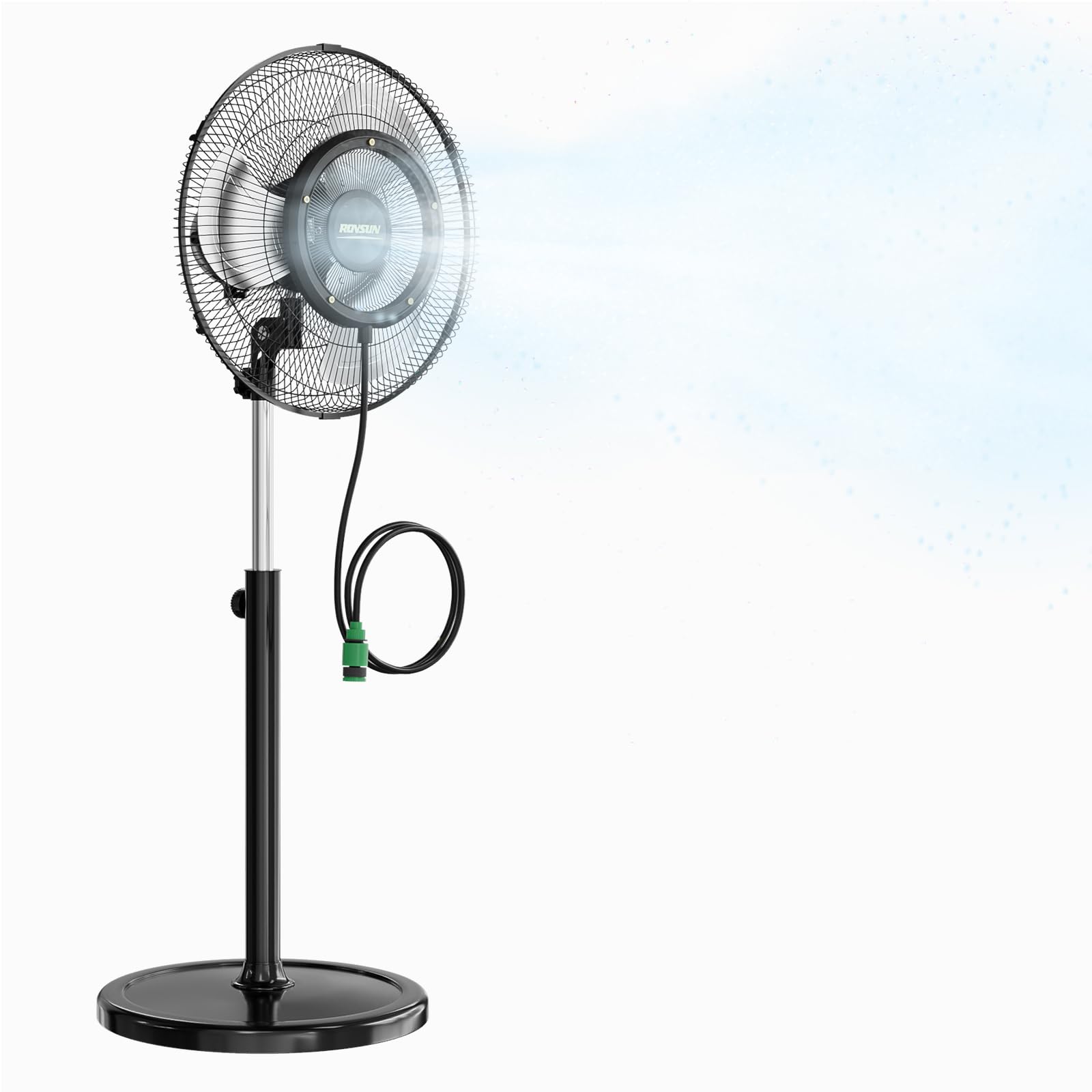 ROVSUN 20" 96W 110V Industrial Pedestal Misting Fan