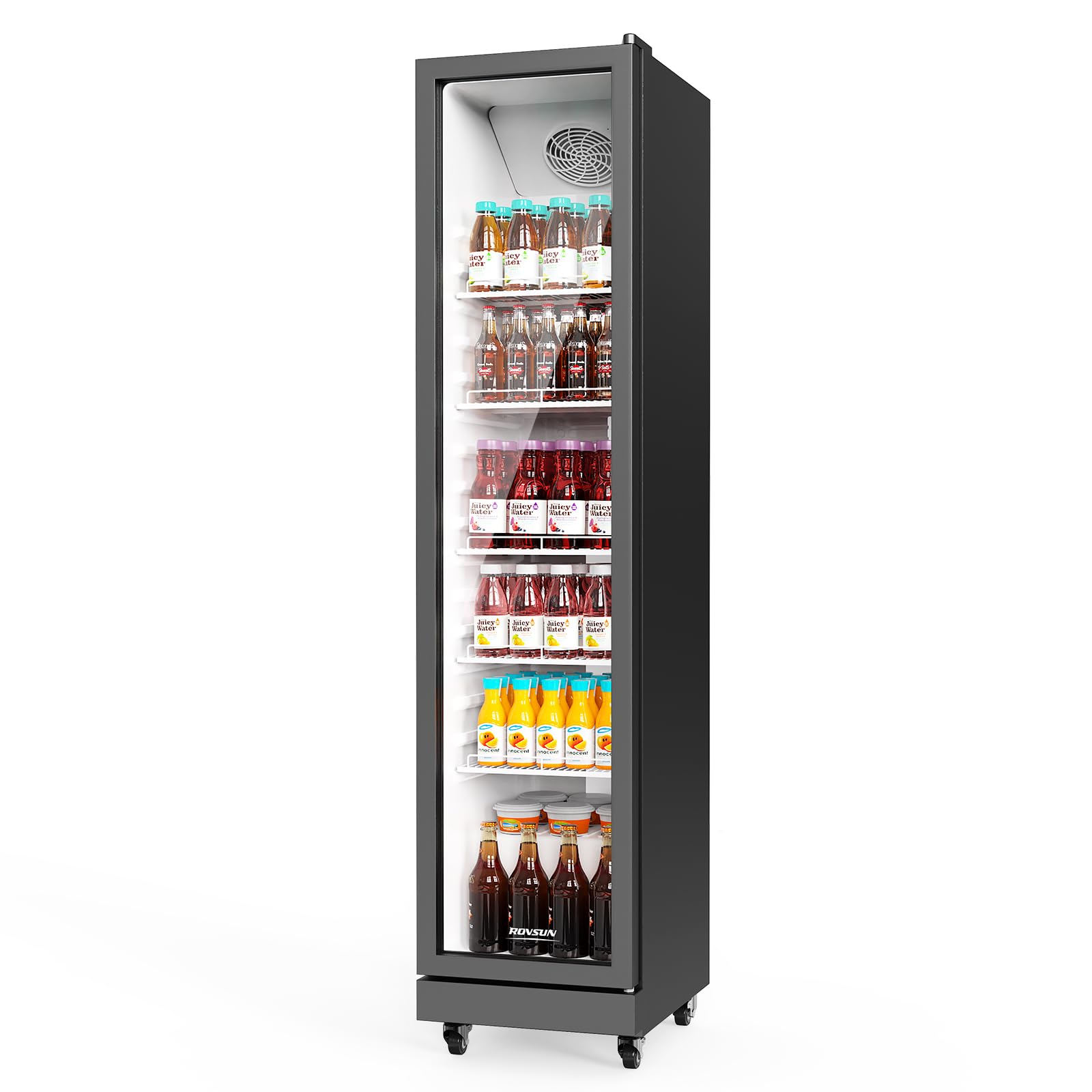 ROVSUN 17" 8 Cu.Ft. 170W 115V Black Beverage Refrigerator