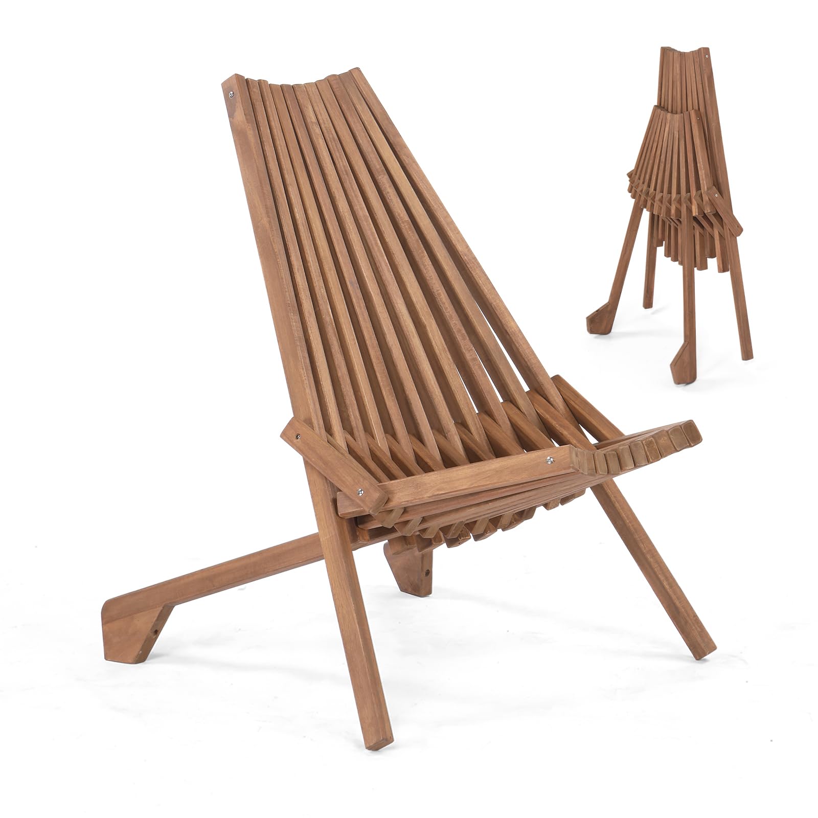 acacia wood folding adirondack chairs