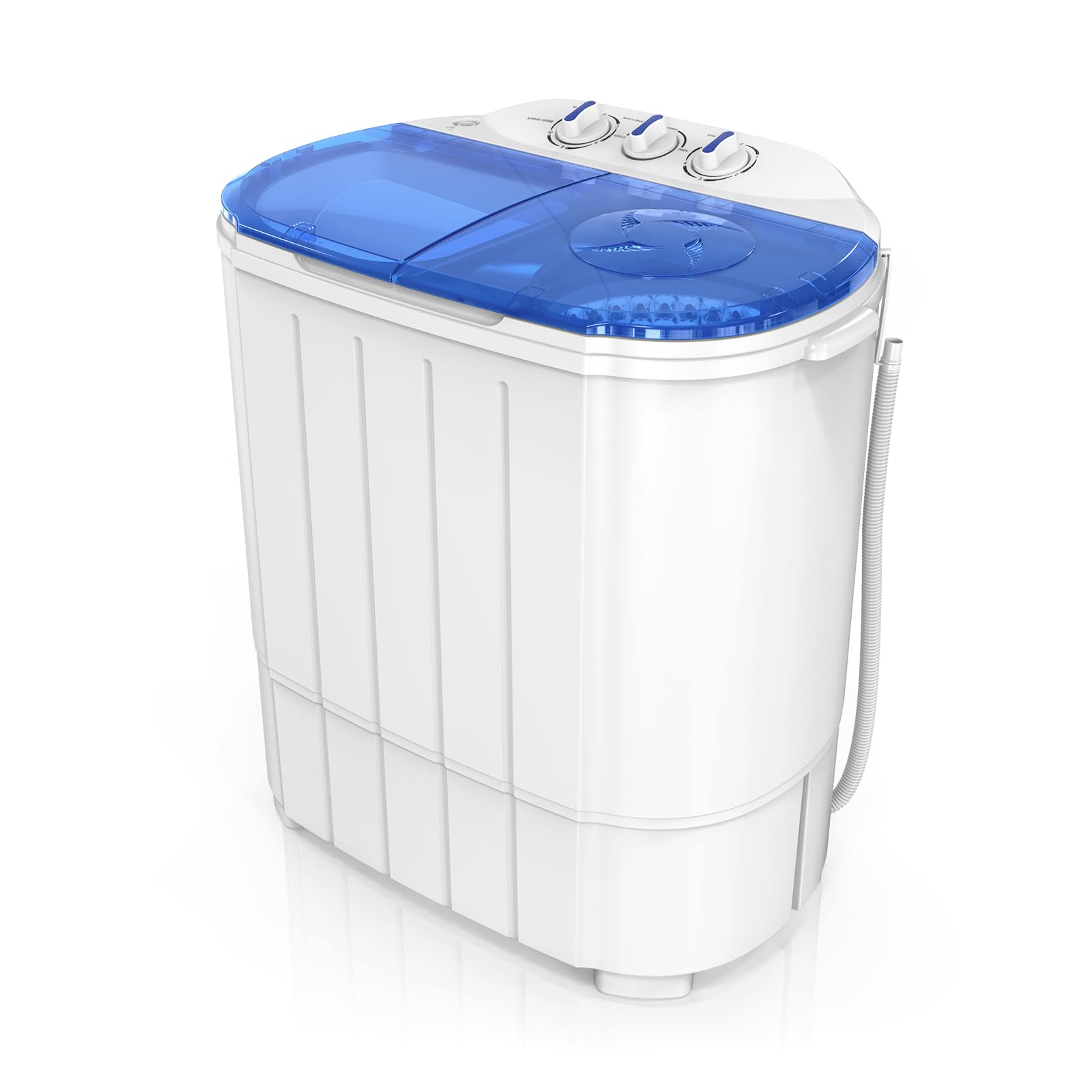 ROVSUN 11LBS 340W 110V Portable Twin Tub Washing Machine