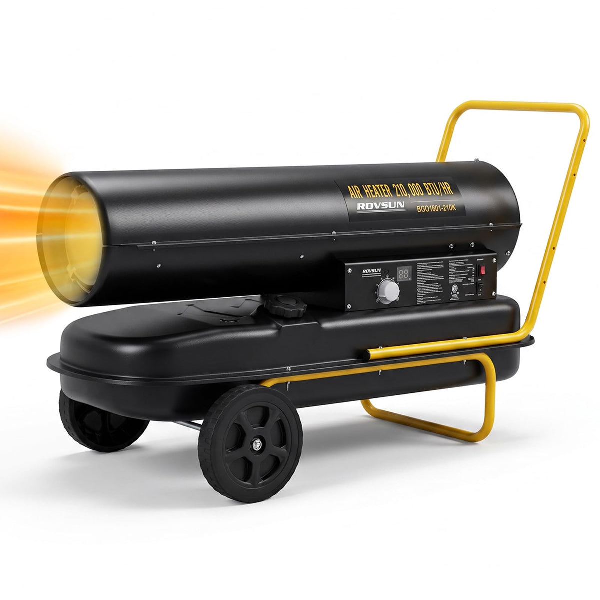 ROVSUN 210000 BTU Kerosene Forced Air Heater Portable Torpedo Diesel Space Heater