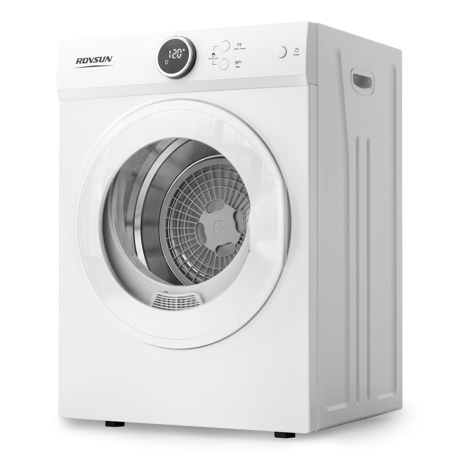 ROVSUN 1.8 Cu.Ft 1,020W 110V Tumble Clothes Dryer with Electronic Screen Control