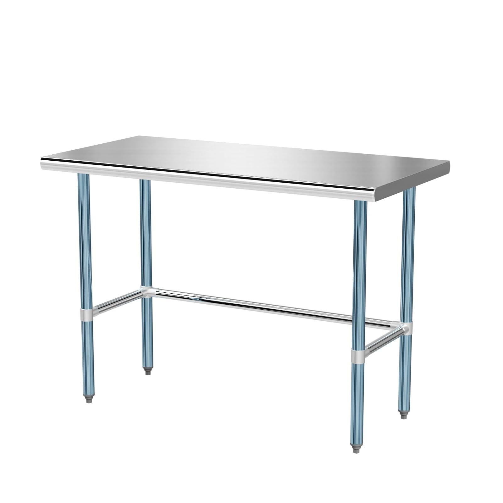 ROVSUN 48" x 24" Open Base Stainless Steel Work Table