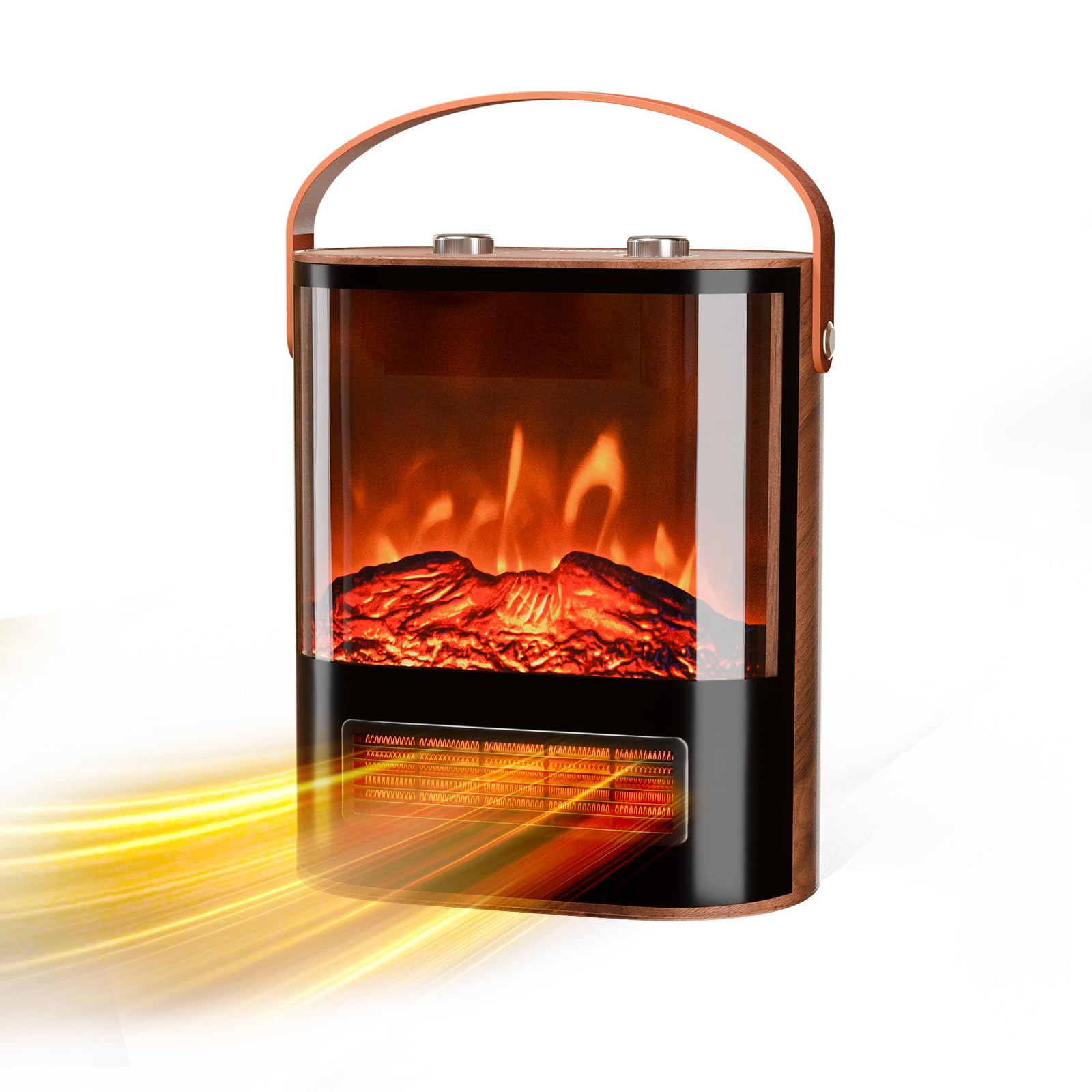 ROVSUN 1,500W 120V Electric Fireplace Heater