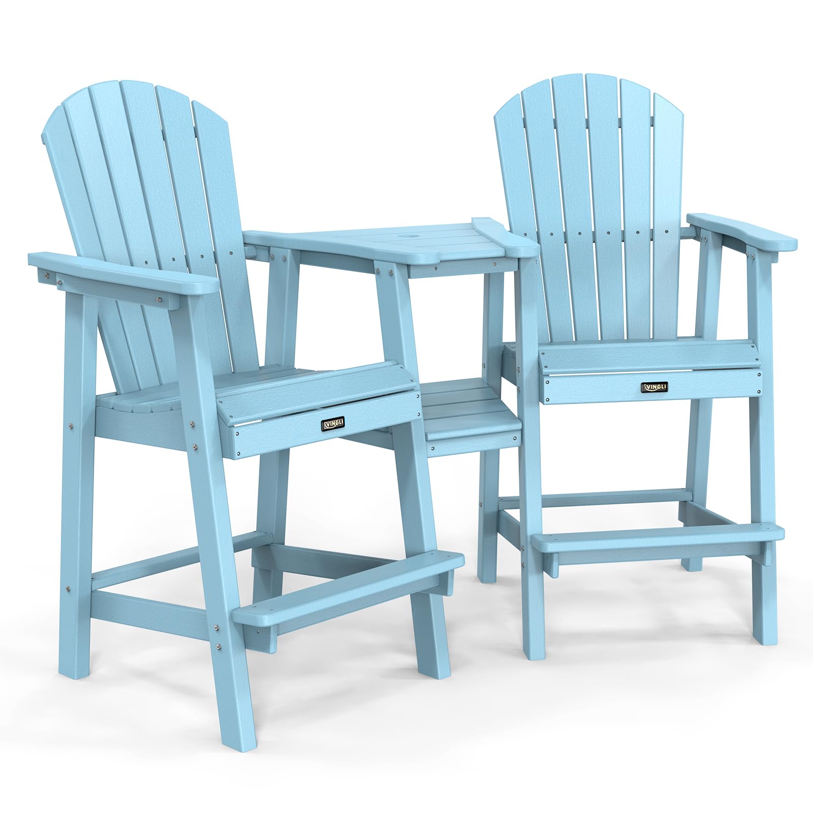 Adirondack Bar Stool And Table 7 Piece Lakeside Adirondack Bar Set