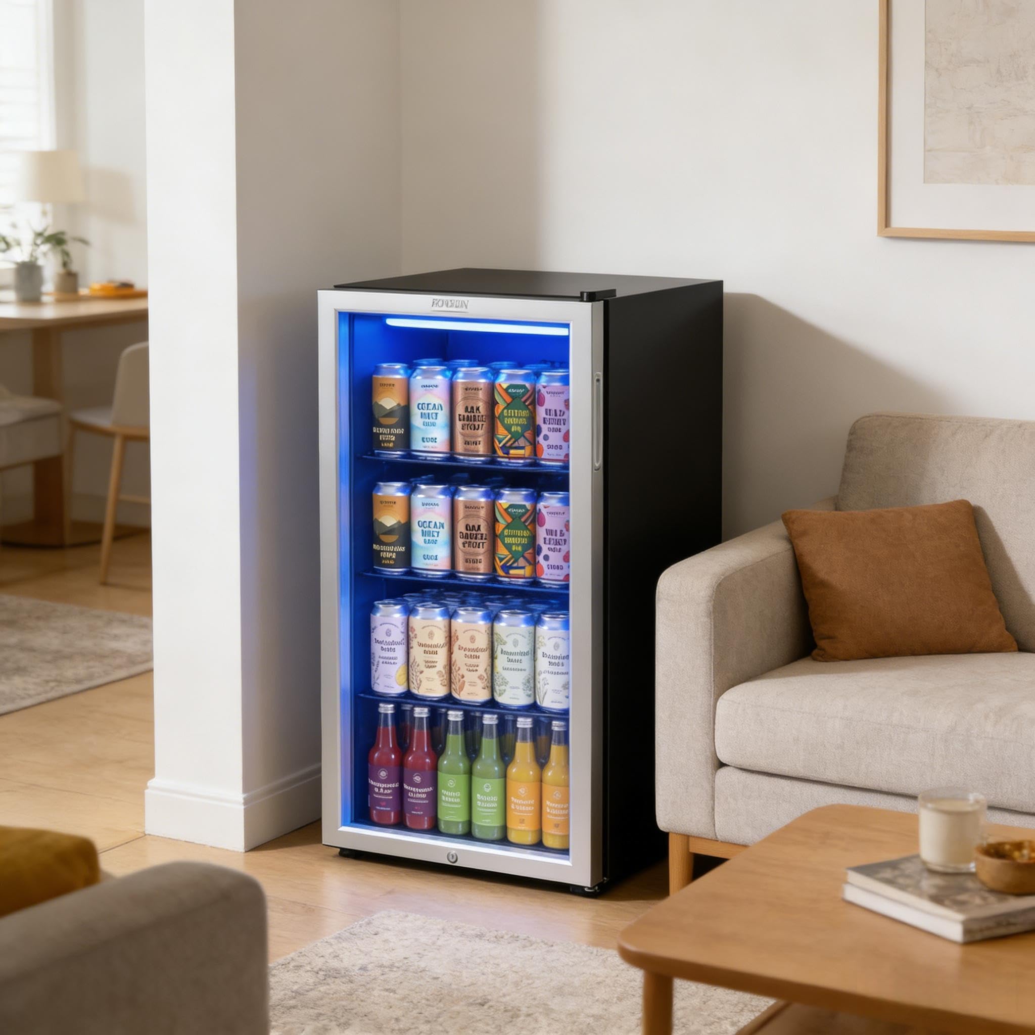 ROVSUN 105 Cans 18" Wide Beverage Refrigerator Cooler