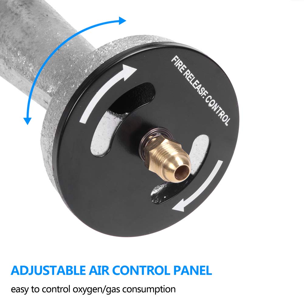 ROVSUN 1-Burner 200,000 BTU Outdoor Propane Stove Round