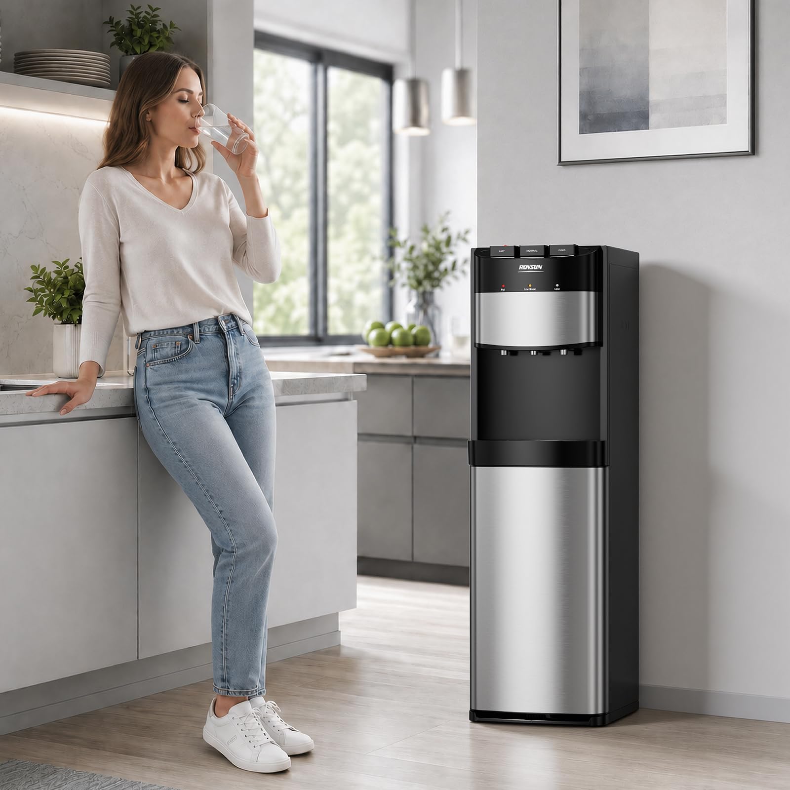 ROVSUN Bottom-Load Water Cooler Dispenser