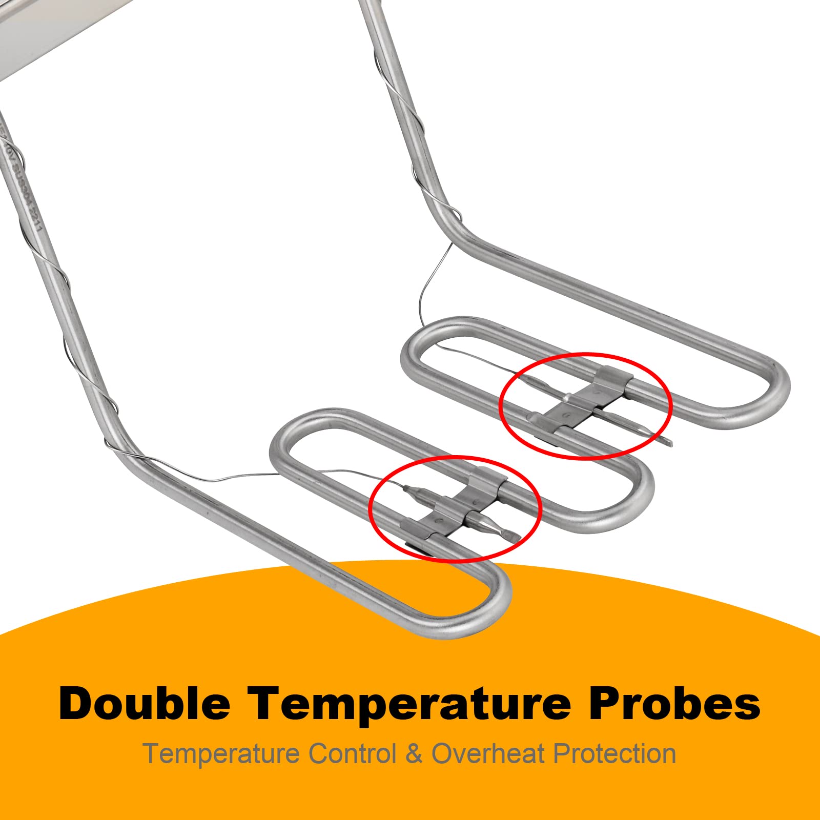 ROVSUN 22.8 QT 110V 5000W Double Tank Electric Deep Fryer with Timer