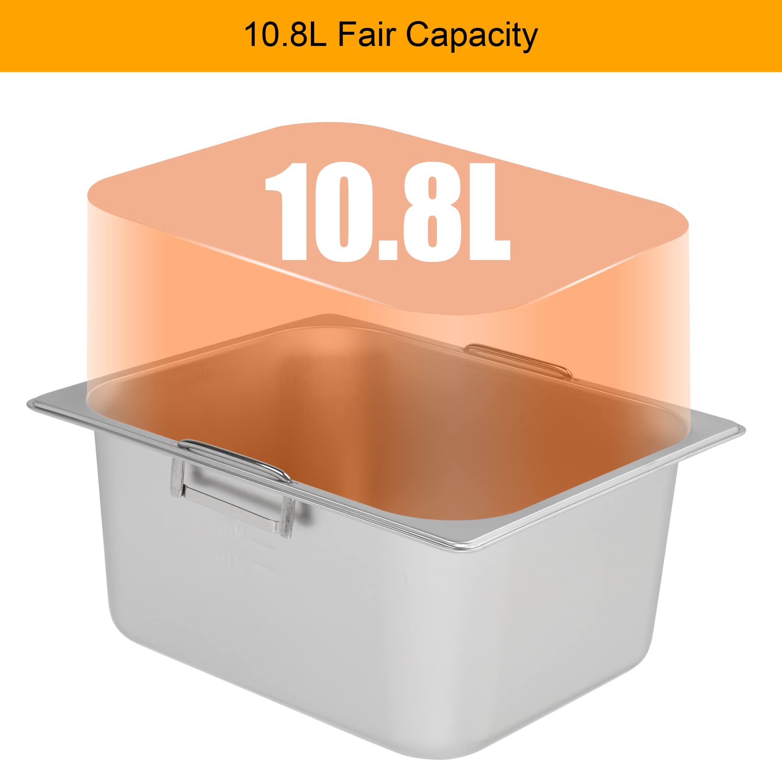 ROVSUN 11.4 QT 110V 2500W Single Tank Electric Deep Fryer