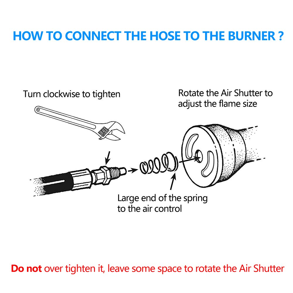ROVSUN 1-Burner 200,000 BTU Outdoor Propane Stove Round