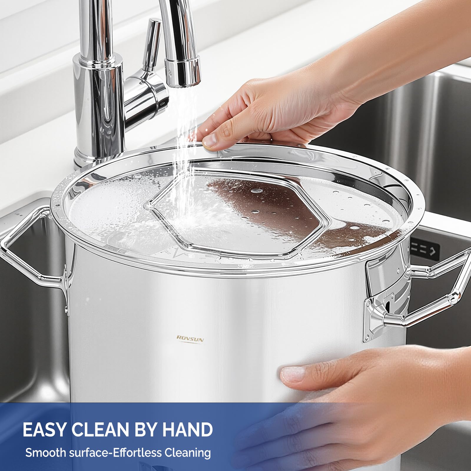 ROVSUN 24 QT Stainless Steel Tamale Steamer Pot