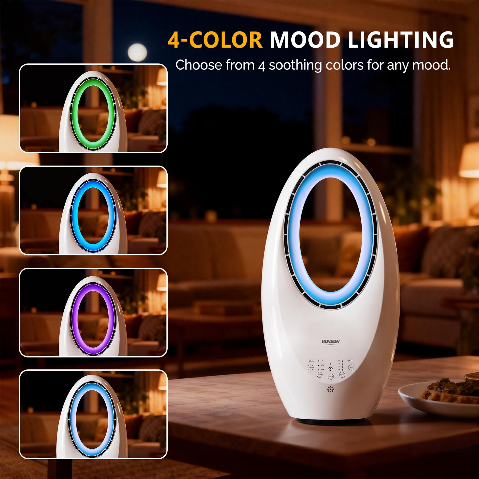 ROVSUN 22" 60W 110V Tower Fan with 3 Speeds