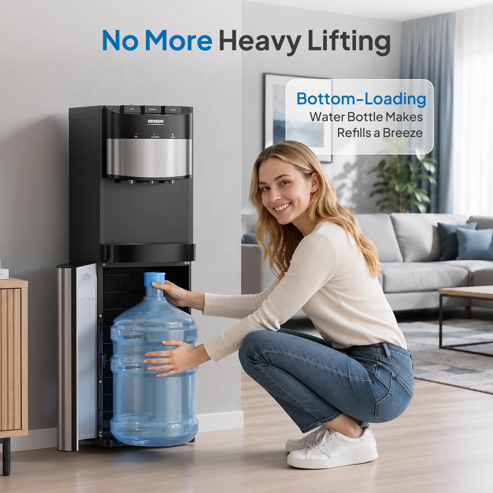 ROVSUN Bottom-Load Water Cooler Dispenser