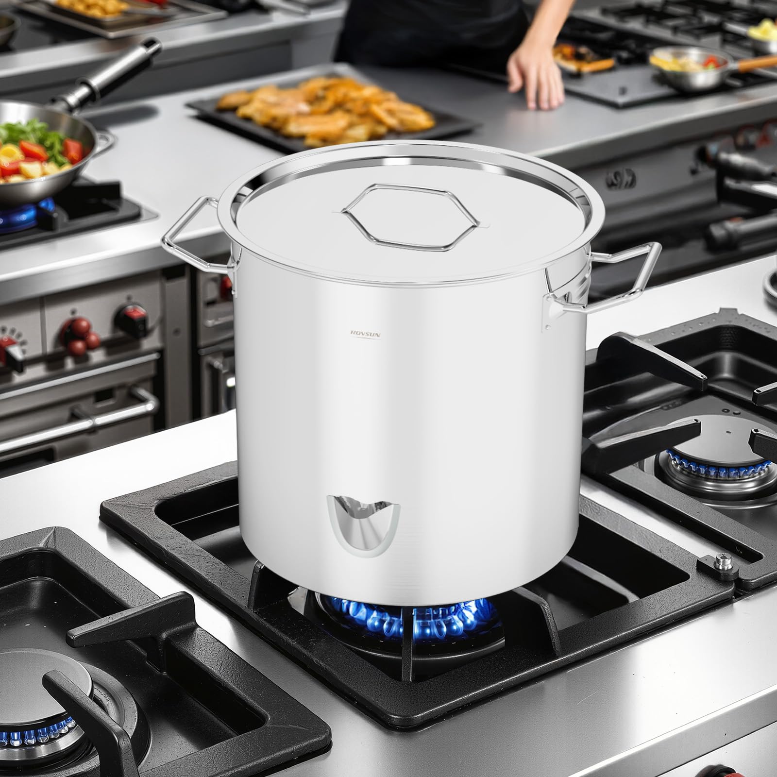 ROVSUN 52 QT Stainless Steel Tamale Steamer Pot