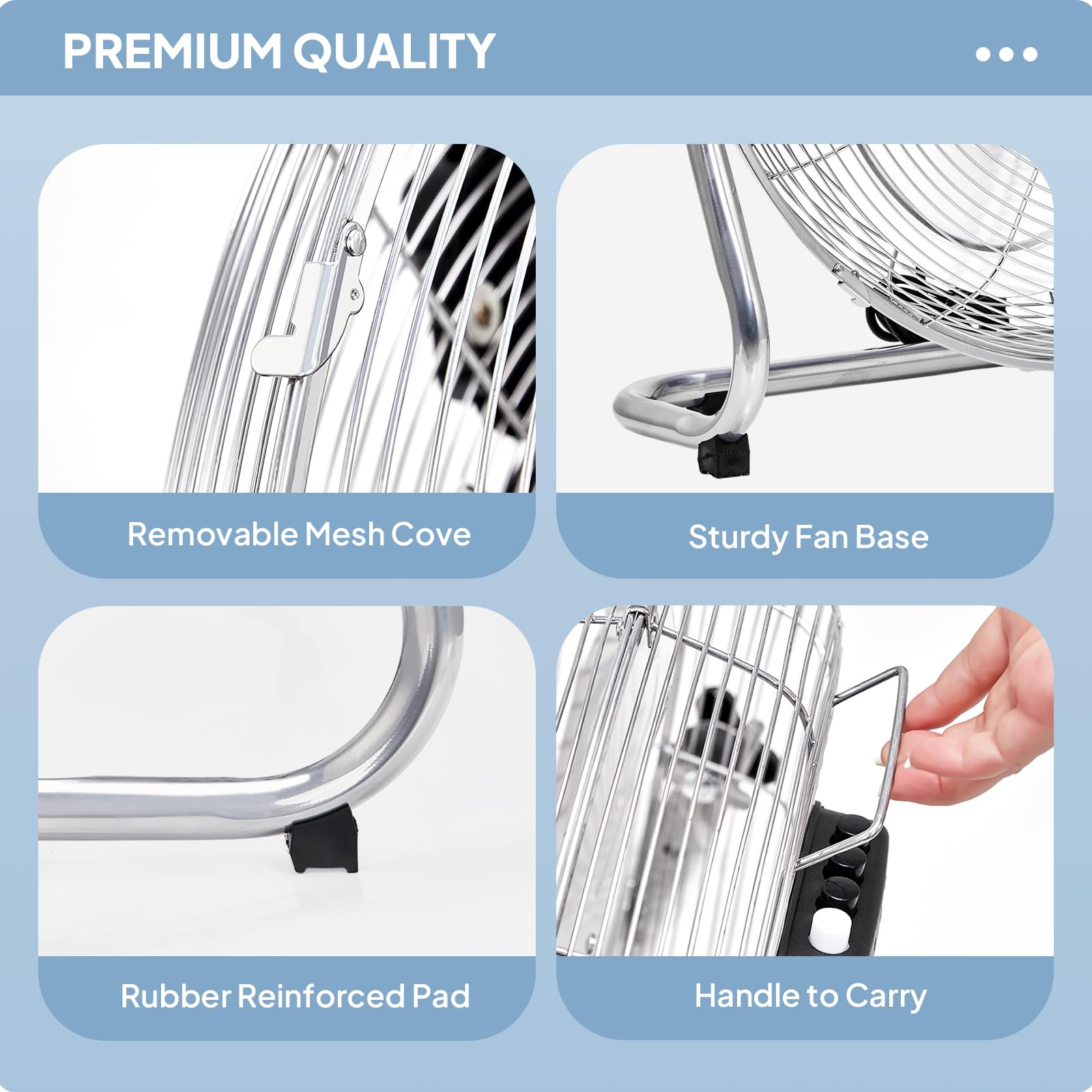 ROVSUN 20" 145W 110V Industrial Floor Fan