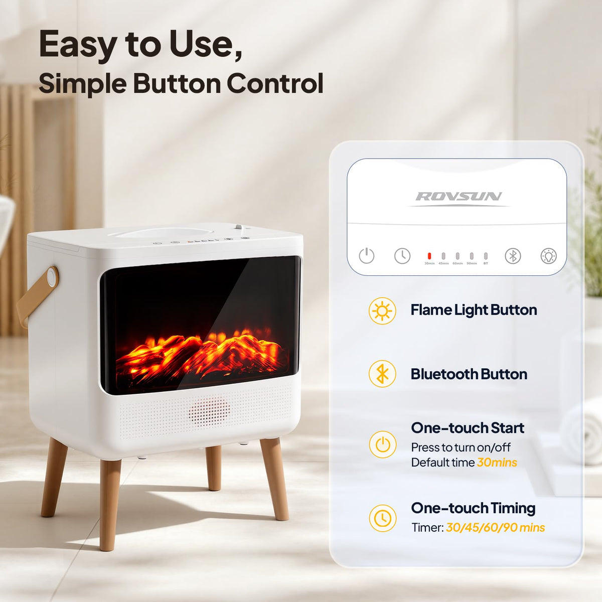 ROVSUN 22L Luxury Heated Towel Warmers with Remote Control