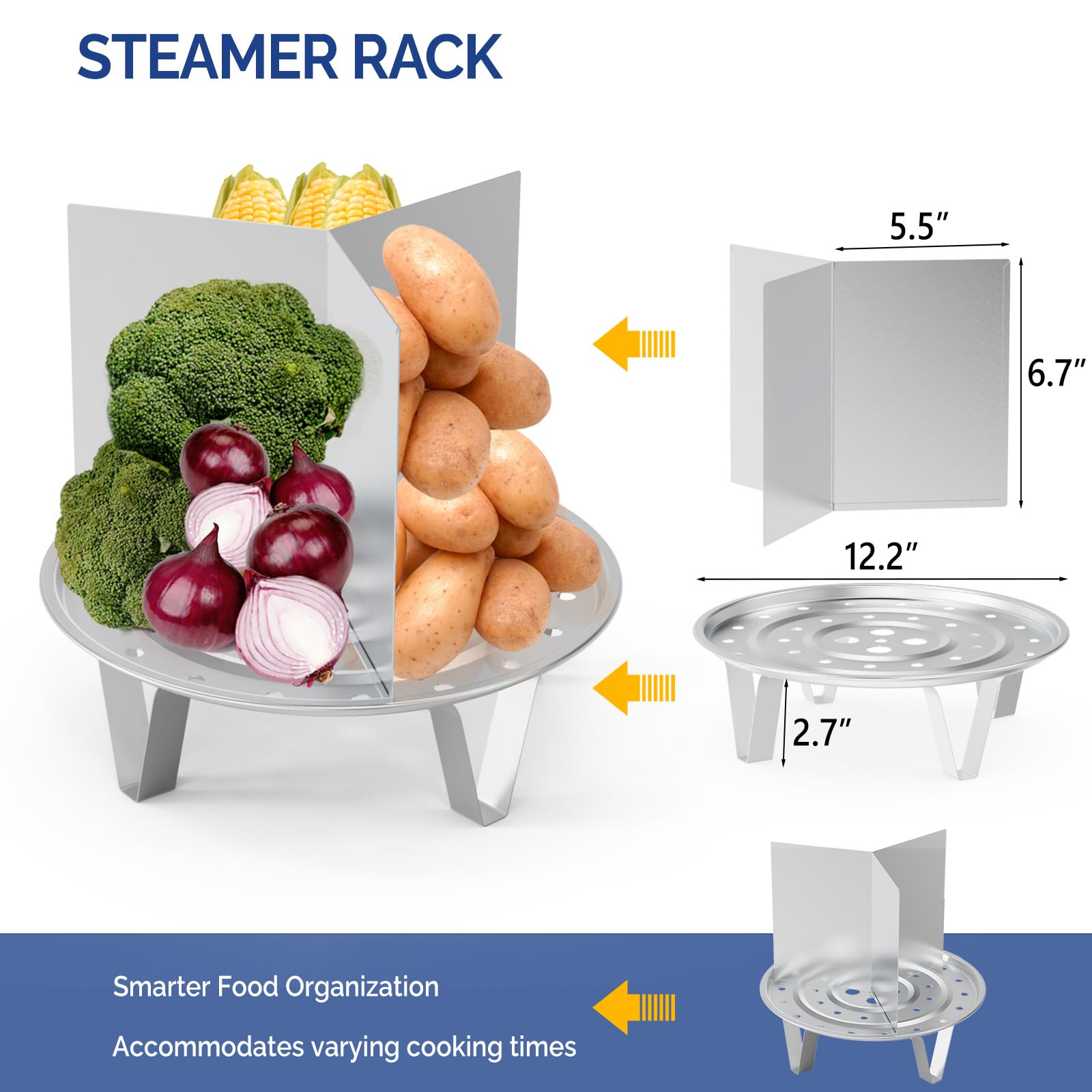 ROVSUN 24 QT Stainless Steel Tamale Steamer Pot