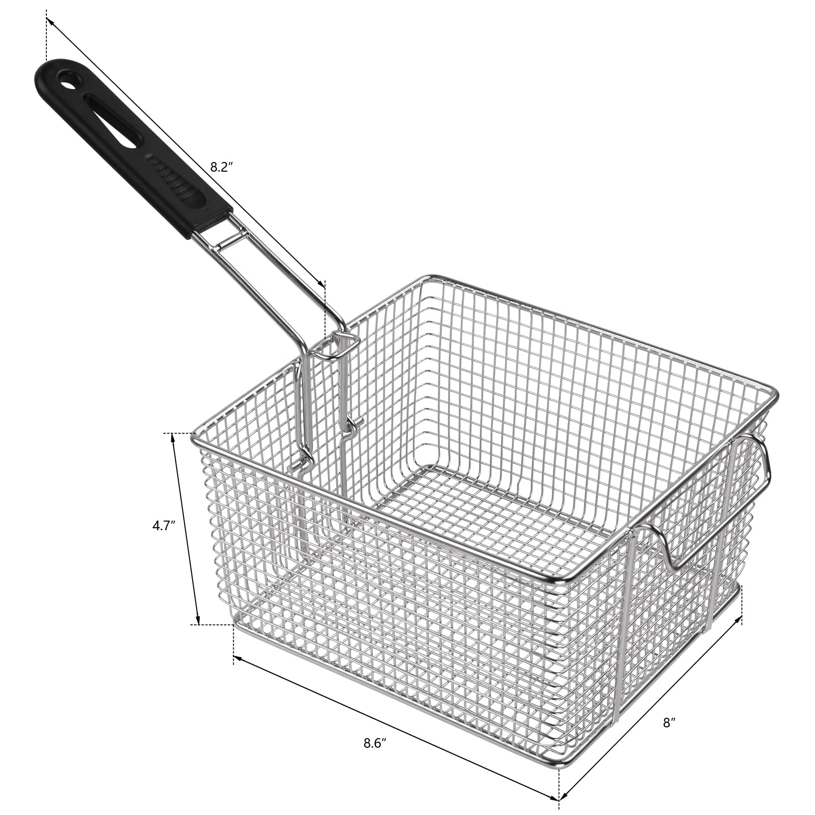 ROVSUN 11.4 QT 110V 2500W Single Tank Electric Deep Fryer with Timer