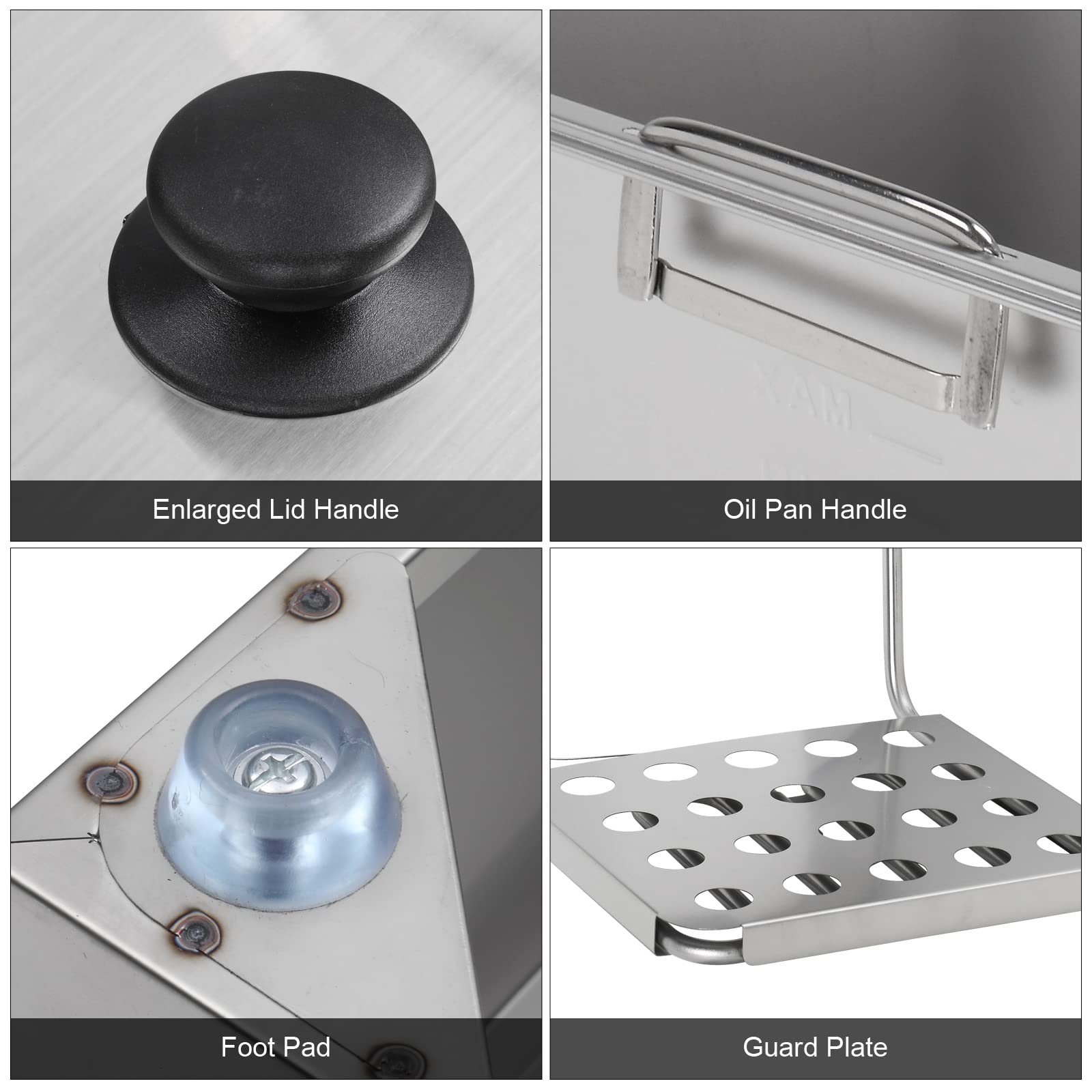 ROVSUN 11.4 QT 110V 2500W Single Tank Electric Deep Fryer