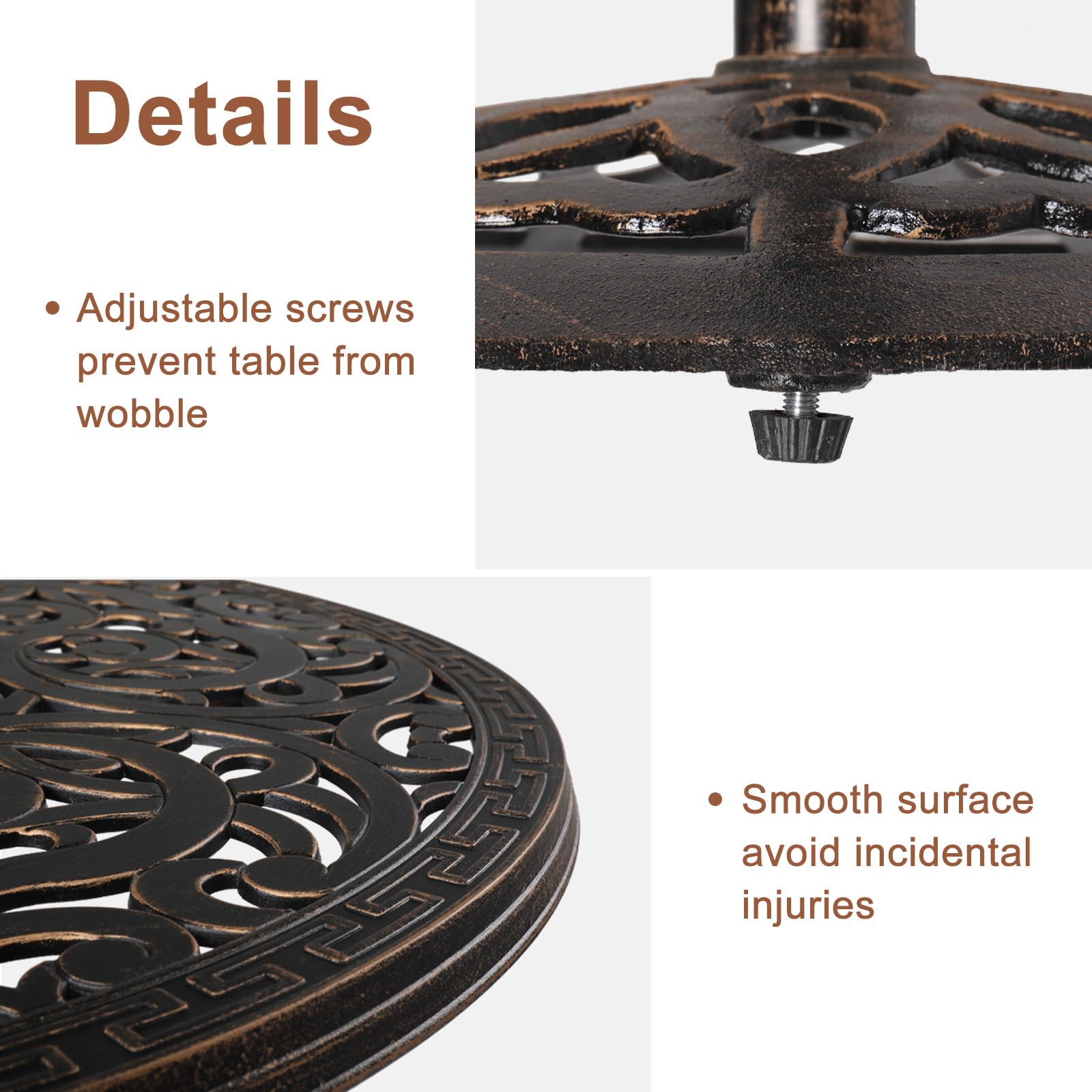 28" Round Outdoor Bar Table