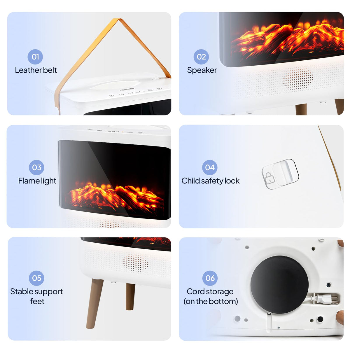 ROVSUN 22L Luxury Heated Towel Warmers with Remote Control