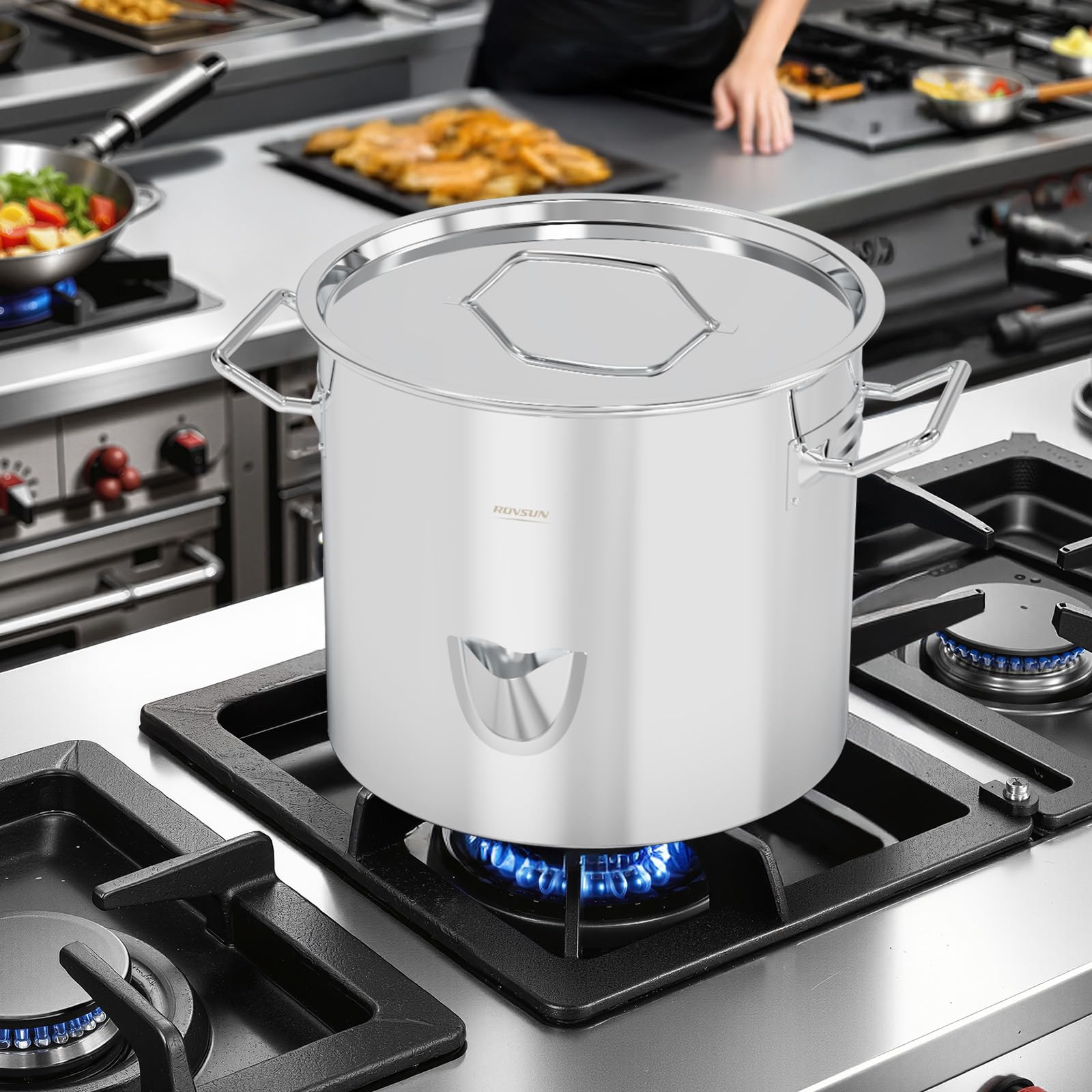 ROVSUN 24 QT Stainless Steel Tamale Steamer Pot