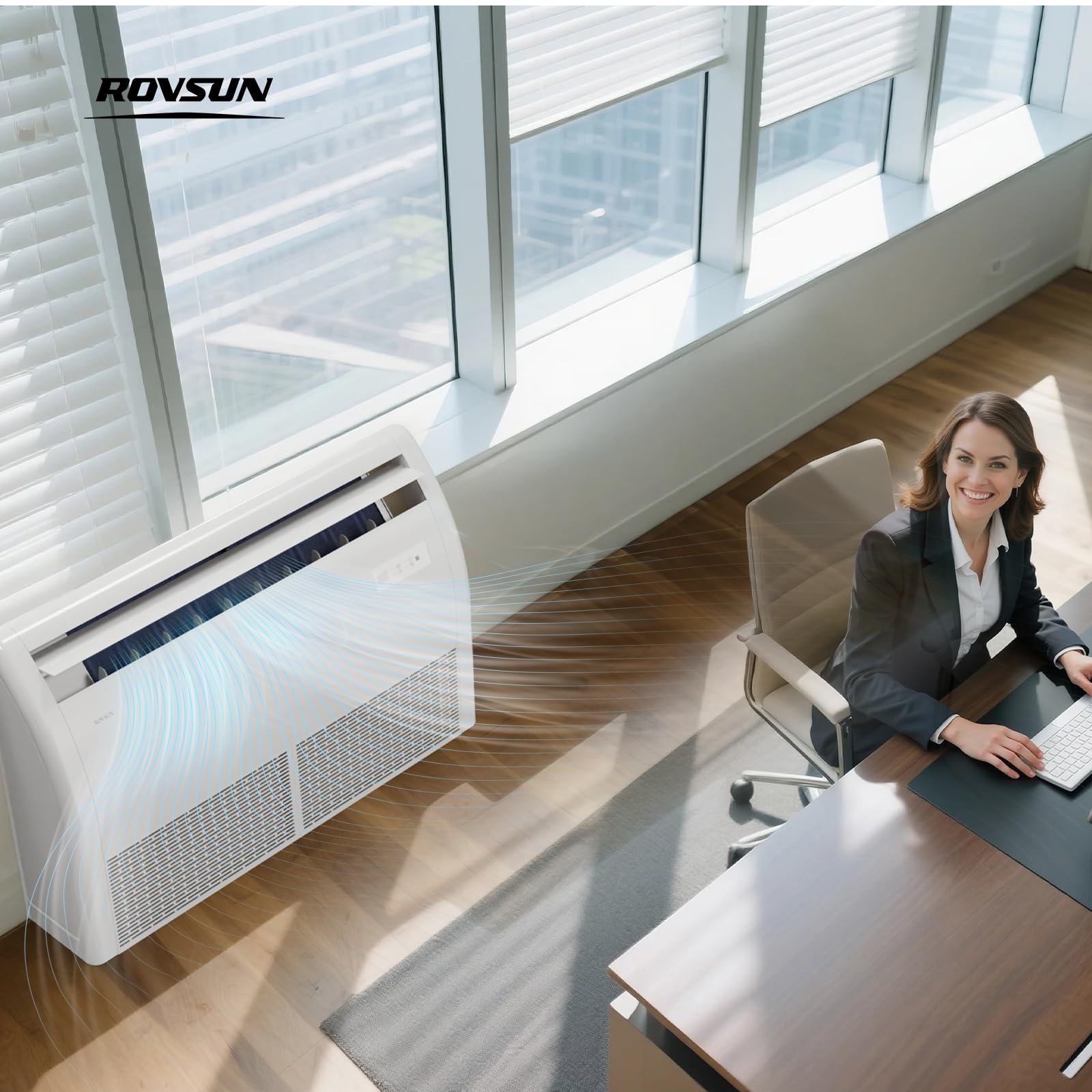 ROVSUN 22,200 BTU 23 SEER2 230V Floor Ceiling Mini Split with Heat Pump & Install Kit