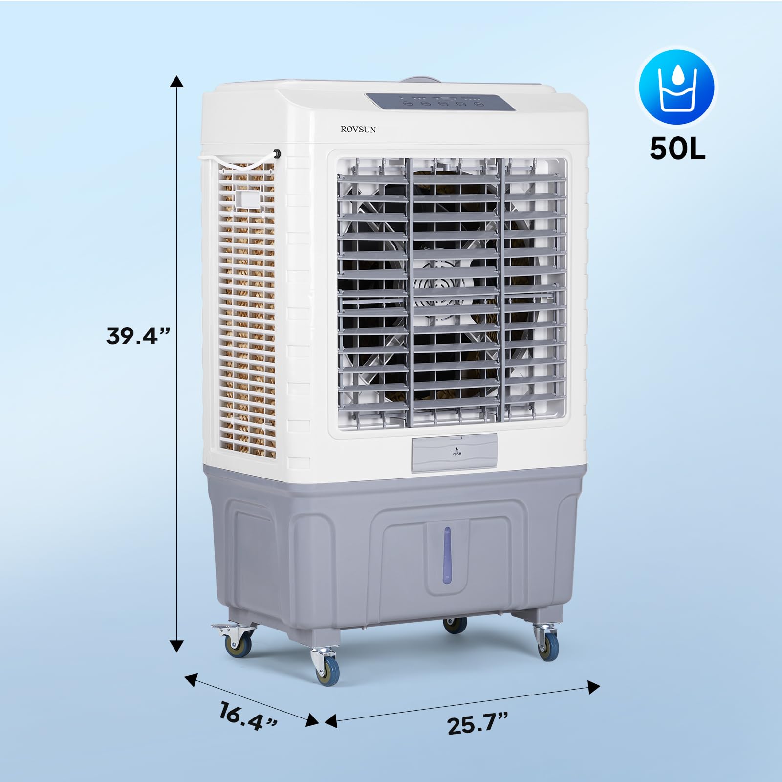 ROVSUN 13.2 Gal Portable Evaporative Air Cooler with Remote Control