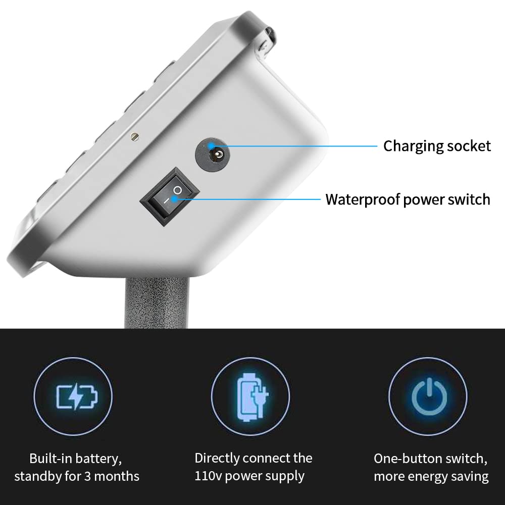 661 LBS Weight Electronic Platform Scale for Retail Super Market Grocery Stores Grey