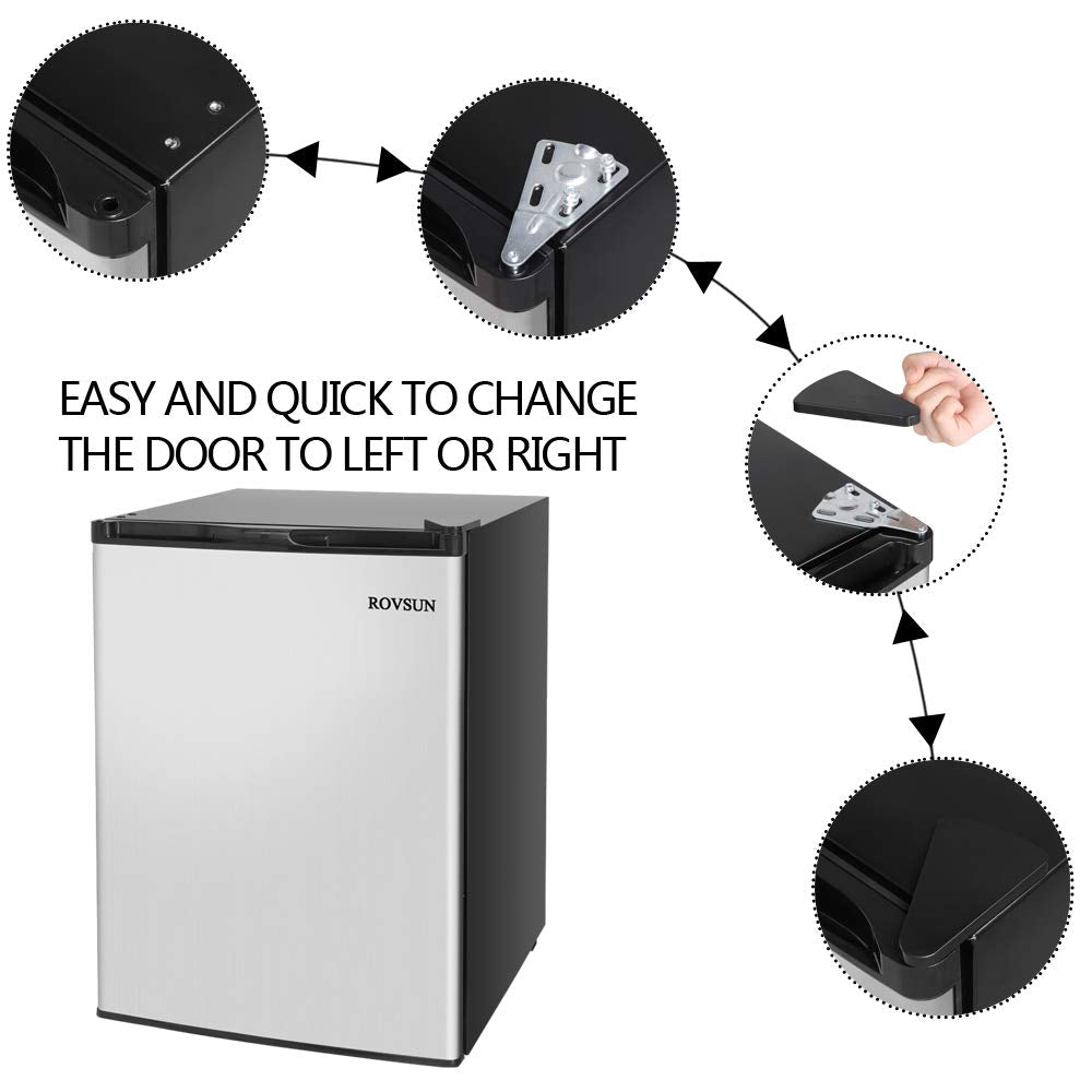 ROVSUN BD-60 2.1 Cu Ft Upright Freezer with Single Door