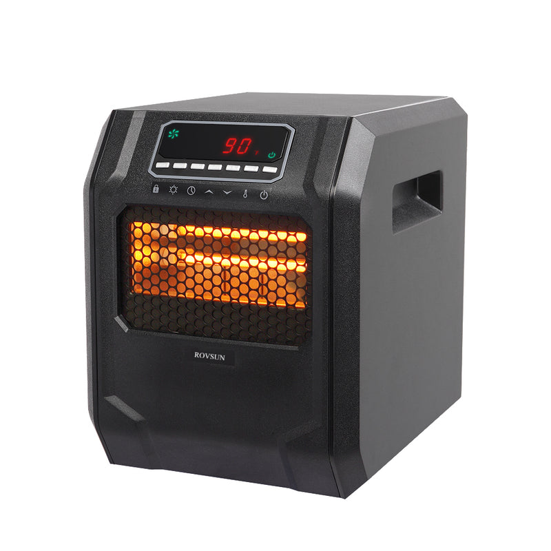 ROVSUN HT1188N Electric Infrared Quartz Heater Black