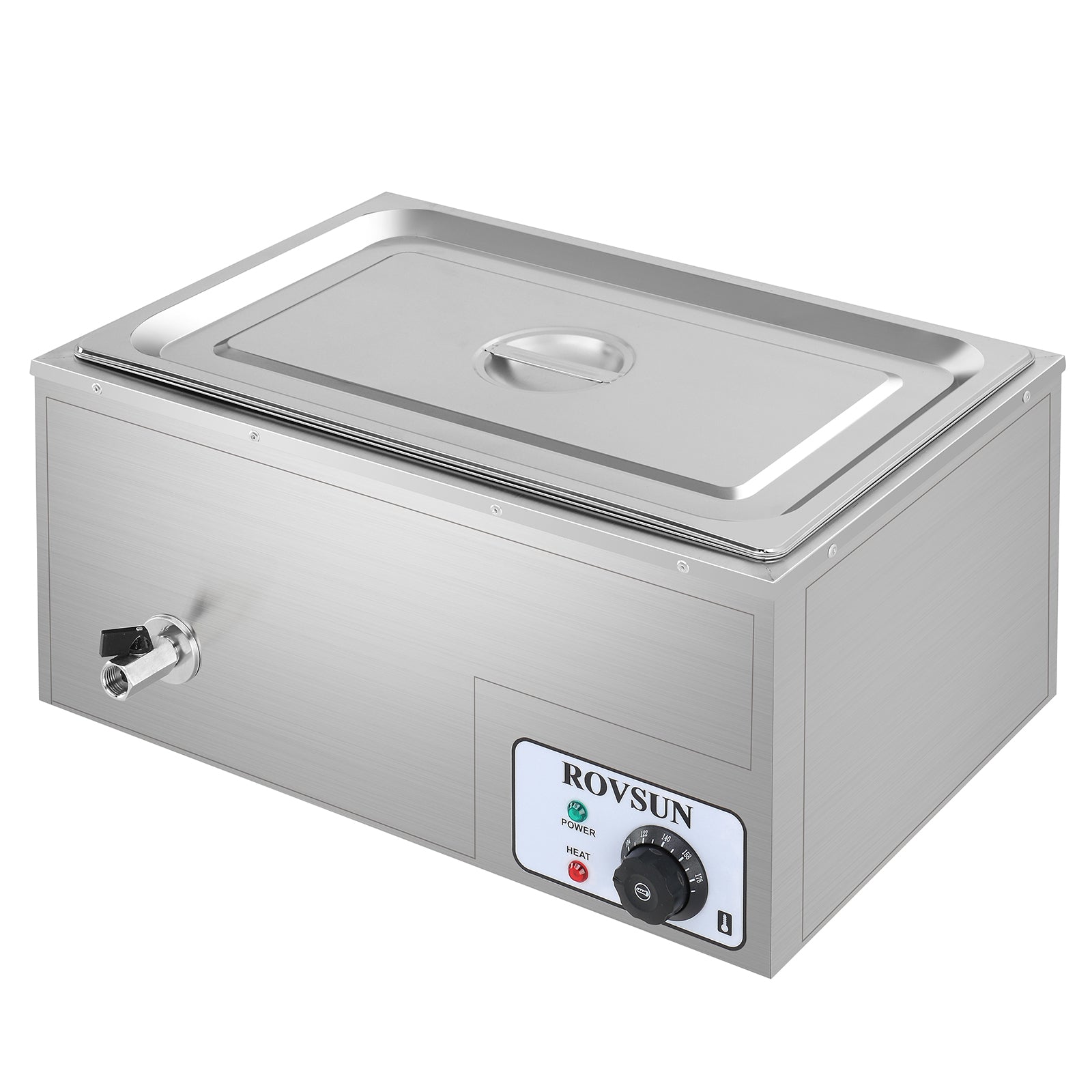 ROVSUN 21 QT 600W 110V Full Pan Electric Steam Table Food Warmer Countertop