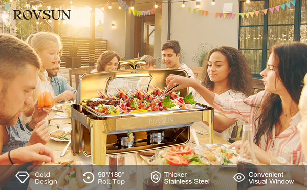How to Use ROVSUN Chafing Dish