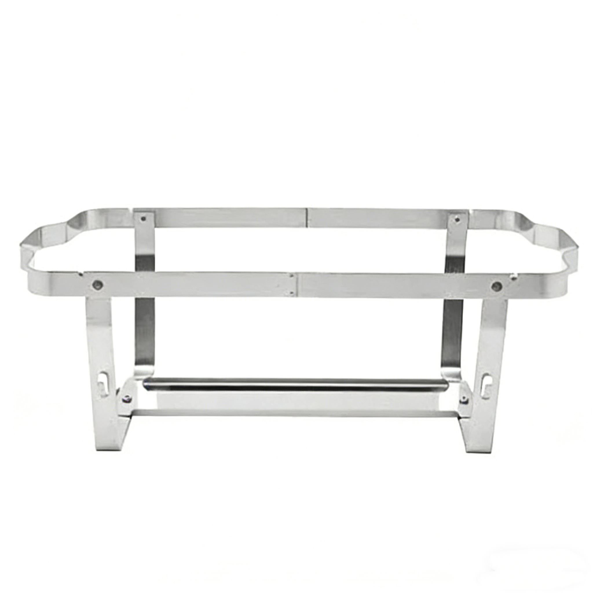 ROVSUN 1-Pack Silver Foldable Frame for Rectangular Chafing Dish