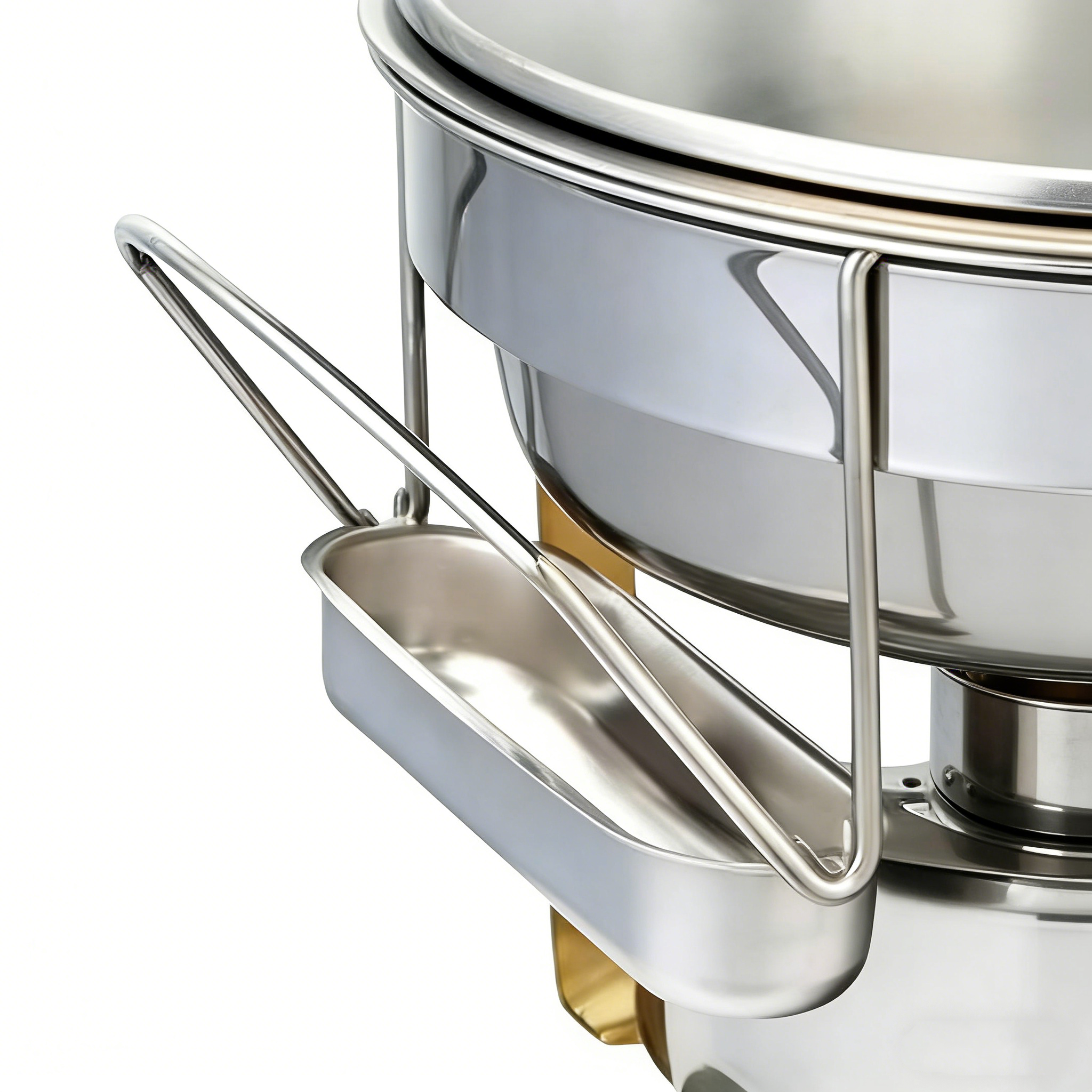 ROVSUN 1-Pack Stainless Steel Lid Holder for the Round Chafing Dish