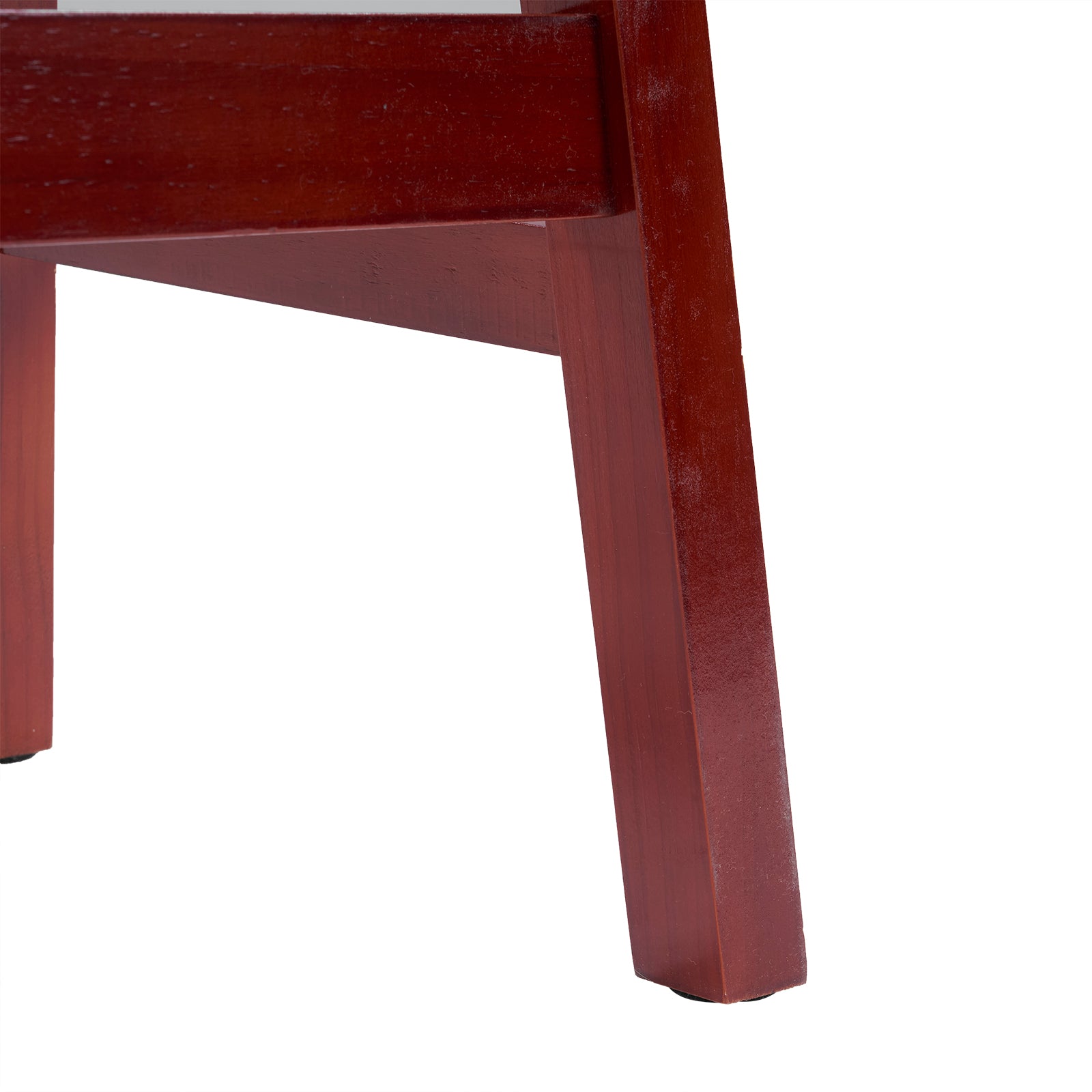 24" Height Wood Saddle-Seat Counter Height Stool Brown
