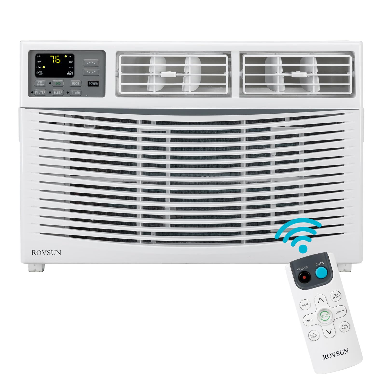 ROVSUN 8000 BTU 115V Window Air Conditioner with Install Kit-1
