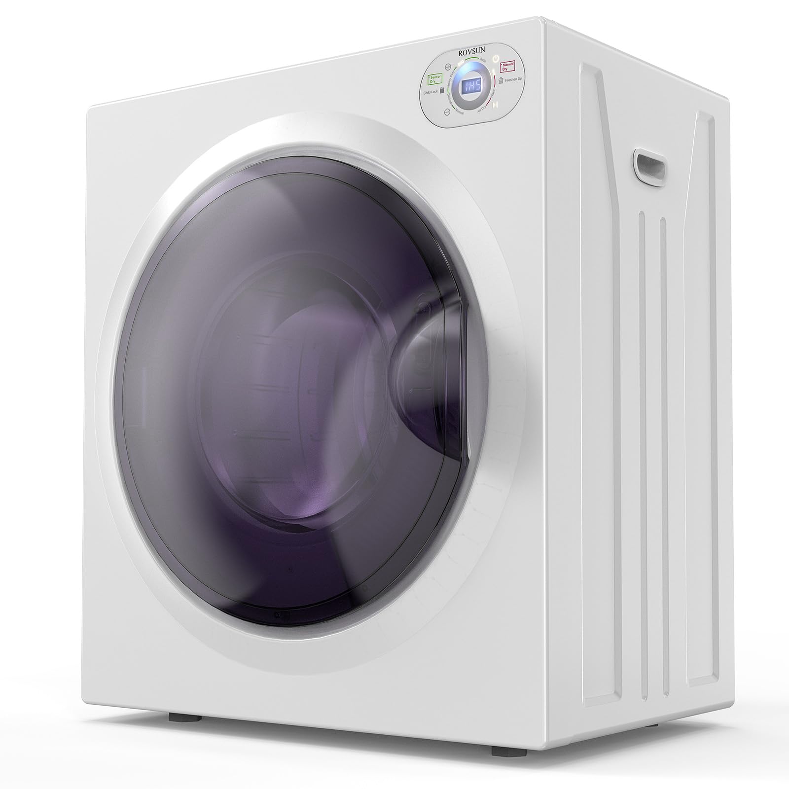 ROVSUN 2.6 Cu.Ft. 1,400W 110V Tumble Clothes Dryer with LCD Control Panel