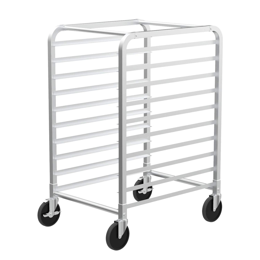 ROVSUN 10-Tier Bakery Rack Stainless Steel 26 Inches Wide Bun Pan Shee