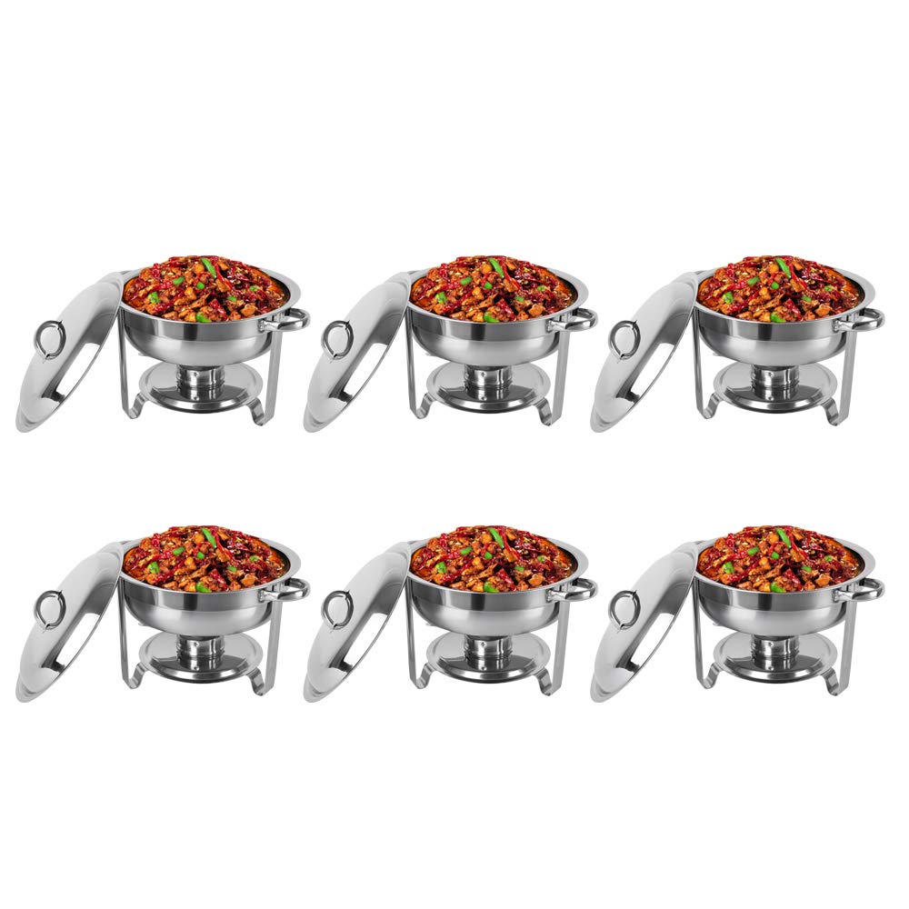 ROVSUN 5 QT Stainless Steel Round Chafing Dish Set