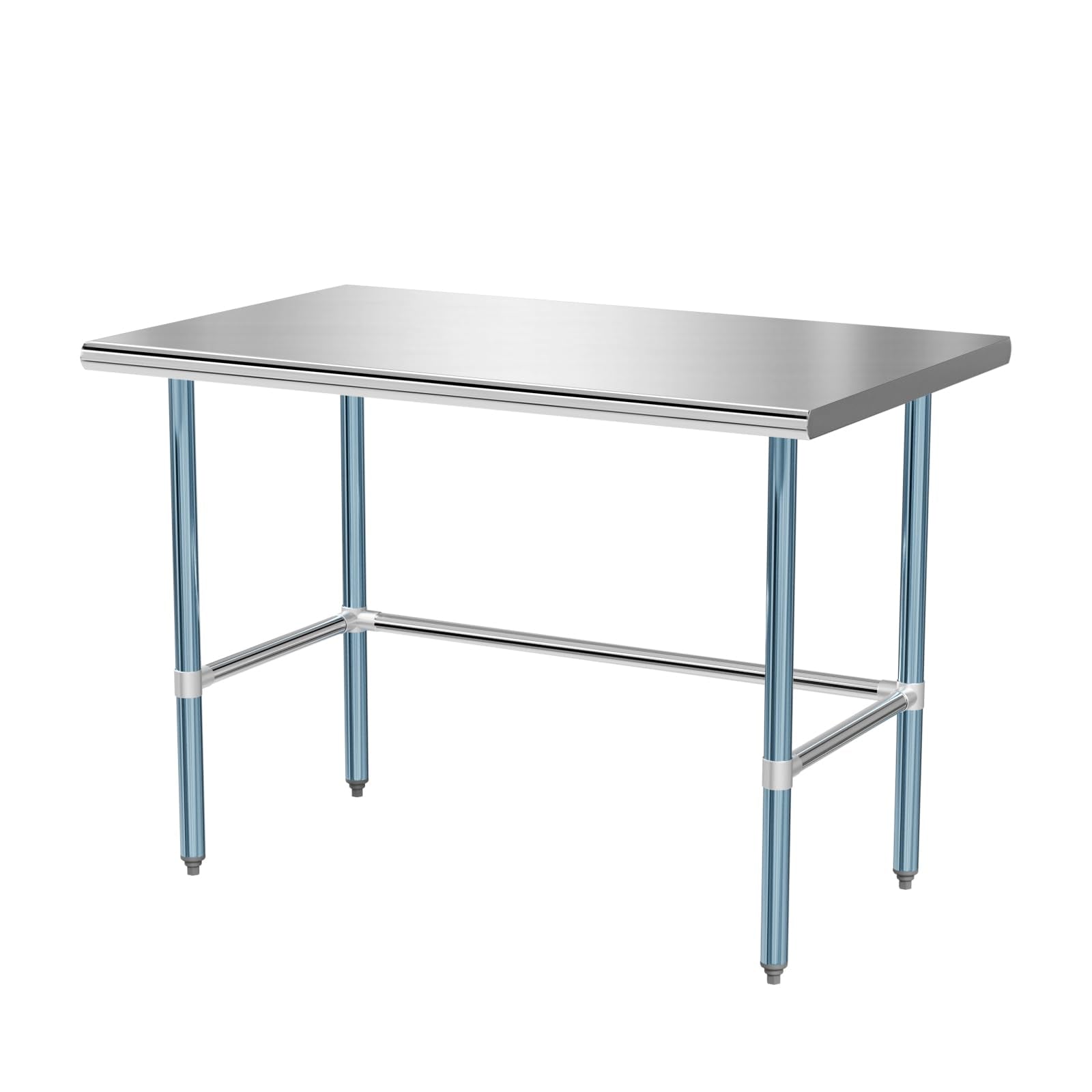 ROVSUN 48" x 30" Open Base Stainless Steel Work Table