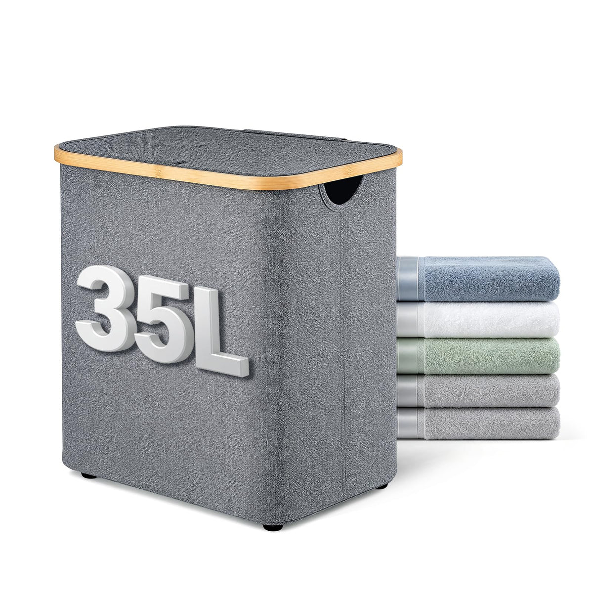 ROVSUN 35L Foldable Towel Warmer Bucket