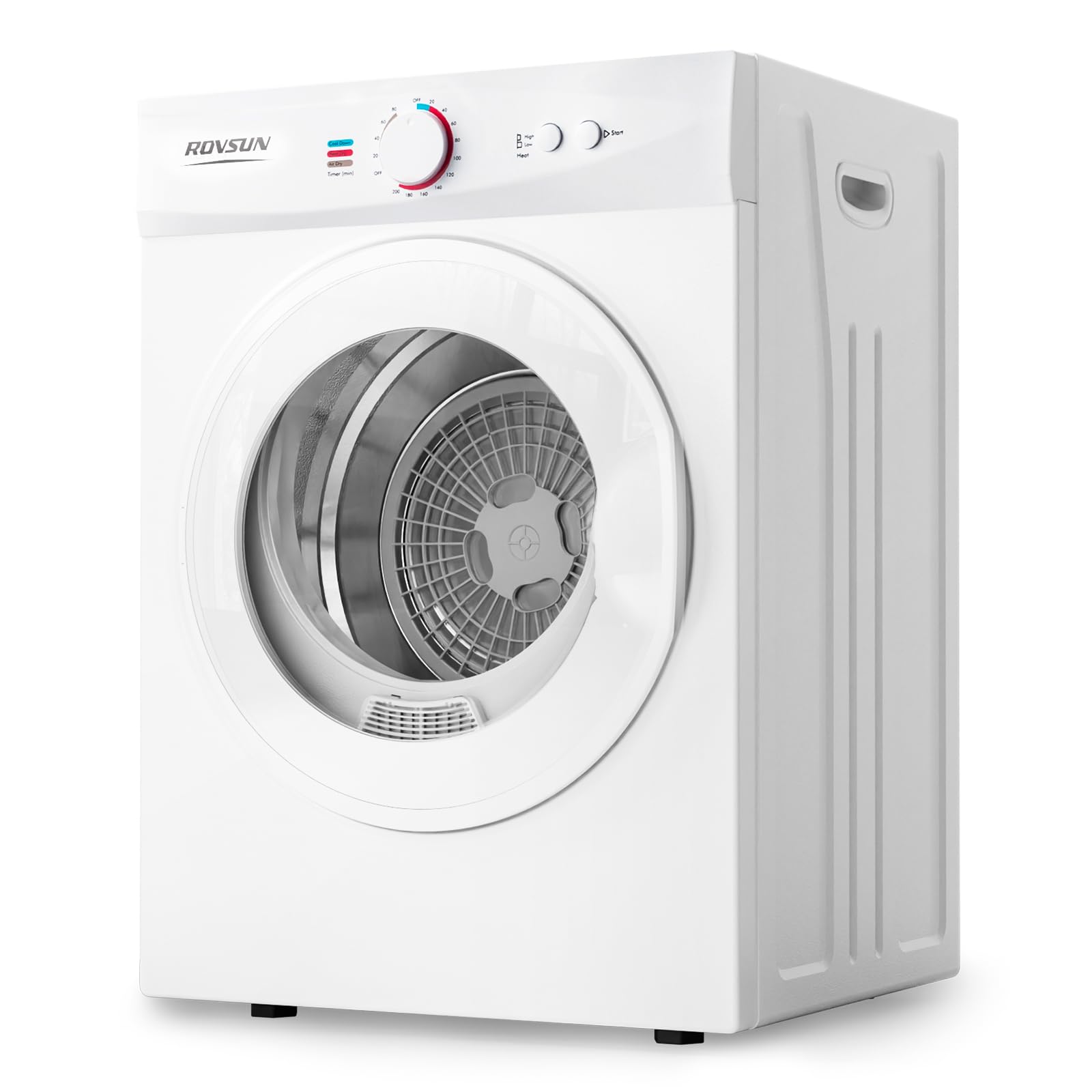 ROVSUN 1.8 Cu.Ft. 1,020W 110V Tumble Clothers Dryer with Classic Knob Control