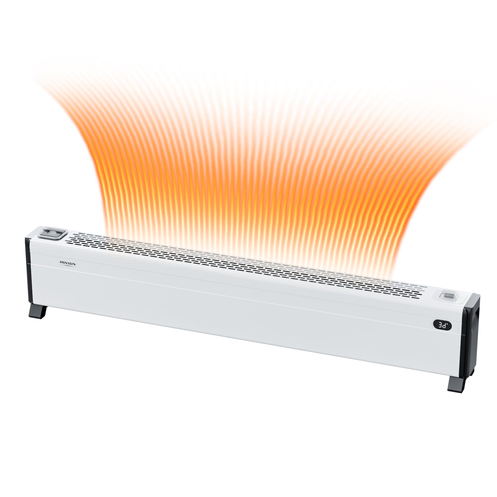ROVSUN 48" Wide 1,500W 120V Electric Baseboard Heater with Knob Control