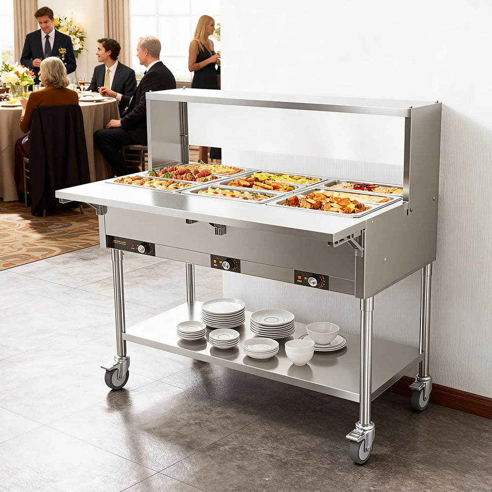 Commercial Steam Tables: Electric Steam Table for Sale - ROVSUN
